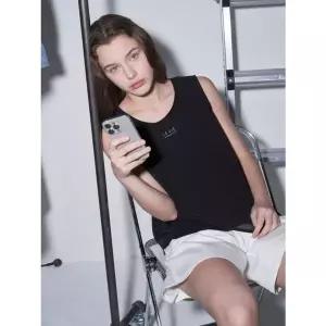 [올리비아로렌] 쉬폰 패치 민소매 블라우스 VOCAN5M6346[35760381]