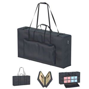 아웃도어웨이 콘홀 휴대용 케이스, 백 토트, 4피트 x 2피트 레귤레이션 사이즈 보드, 튼튼한 600D 방수 옥스포드 원단, 야외 게임용 대형 포켓, 전용 가방.