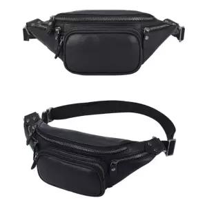 힙색 아웃도어 소가죽 멀티 숄더 크로스백 가방 남자 캐주얼 CH5