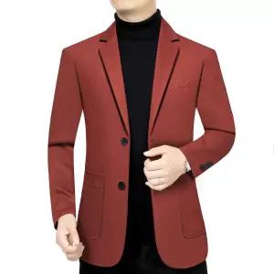 남성용 캐주얼 정장 단서 봄가을 공무원 프리미엄 아우터 슬림핏 재킷 OP3