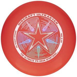 디스크래프트 175그램 울트라 스타 스포츠 디스크 디스크, 밝은 빨간색