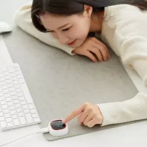 모드에버 온열 마우스패드 온열데스크매트 발열 매트 겨울 책상 가죽 장패드 컴퓨터 게이밍 히팅