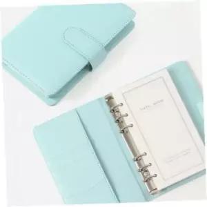 [문구] 업무 메모용 다이어리 노트 스카이 색상 유선형 수첩 데일리 기록용