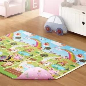 유아 아동 층간소음 방지 거실매트 양면 놀이방매트 WfD3+5LEL