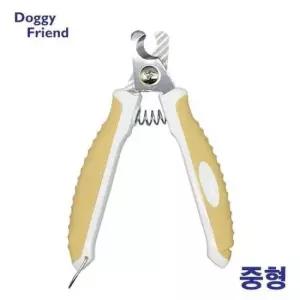 [반려] 중형 반려동물 미용가위 세밀한 절삭 도구 편리한 손잡이 가위