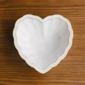 도자기 하트볼 16cm 홈파티접시 집들이그릇