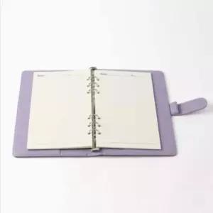 [문구] 다이어리 노트 A5 퍼플 업무 수첩 속지 교체 다용도 메모