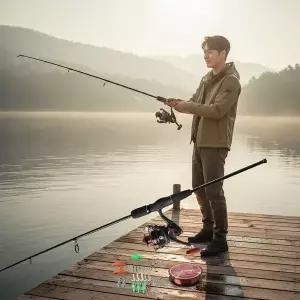 민물 바다 겸용 카본 낚싯대 스피닝릴 풀세트 입문용 올인원 채비