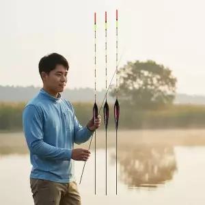 민물 붕어낚시 고감도 발사 막대찌 3p세트 39.5cm 저부력찌