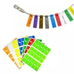 케이블 컴퓨터 인터넷 전선 코드 정리 네임 라벨