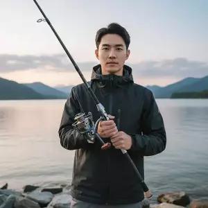 2.4m 카본 루어 낚시대 스피닝릴 풀세트 민물 바다 겸용