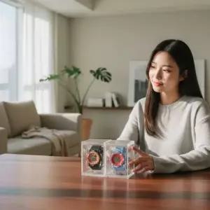 투명 손목시계 보관함 악세사리 진열대 정리함 시계 거치대 수납