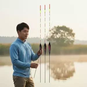 민물 붕어낚시 고감도 발사 막대찌 3p세트 39.5cm 저부력찌