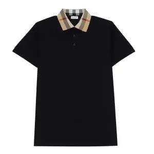 버버리 체크 남성 폴로 반팔티셔츠 8071620
