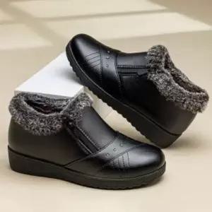 [하프클럽/]여성 라이닝 FUR 보온 아이템 포근한 FW 슬리퍼