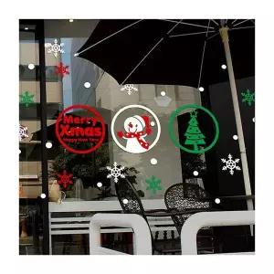 크리스마스 VW97FV07 눈사람 빌 유리창문 데코스티커