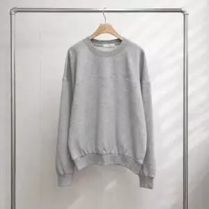 국산 여성 라운드넥 심플 팬던트 맨투맨 티셔츠 LL-WSH-5160-그레이