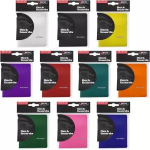 BCW 1000 더블 매트 덱 가드 카드 슬리브 MTG 포켓몬 L5R 용 다양한 조합 카드용 탑 로더 10가지 생생한