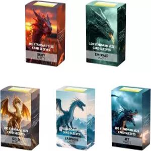 스탠다드 사이즈 카드 슬리브 팩 - 골드 제트 에메랄드 루비 사파이어 I 프리미엄 TCG 포켓몬 로르카나