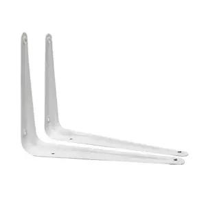 ㄱ선반받침대 CT14ML76 2개 화이트 선반브라켓 조립식선반 벽선반받침