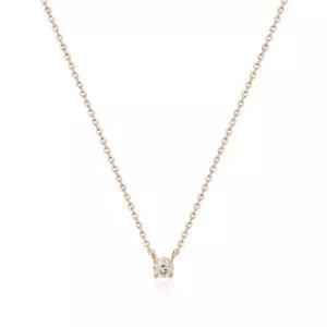 [비앤비골드] 14K 4프롱 심플라운드 체인 목걸이 M MNN38592