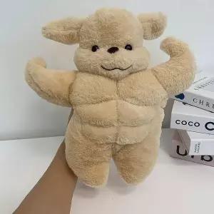 말랑머슬댕인형 IB26YV36 헬창 강아지 바디플로우 애착쿠션