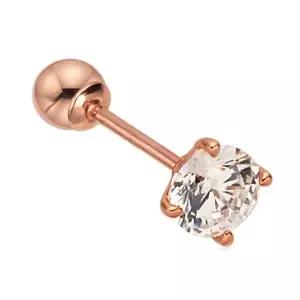 [비앤비골드] 14K 4.0mm 큐빅 라이트 피어싱 한쪽 NPE34581