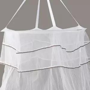 캐노피 모기장 프린세스 레이스 천장형 침대 모기장 여름철