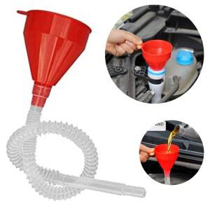 자동차 주유 깔때기 분리형 텔레스코픽 익스텐션 호스 오일 충전 파이프 가솔린 엔진