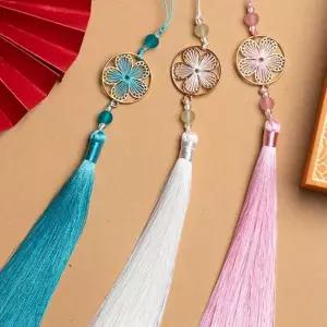 한복 노리개 수공예 전통 악세사리 노리개 장식 매듭 고급 열쇠고리 핸드폰 동양풍 부자재 가방 국악 소품