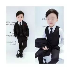 팜므 아기 유아 남아 시크블랙정장셋 3종세트설날