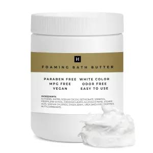 거품 목욕 버터 베이스 휘핑 - 비누 1파운드 병 할랄에브리데이 100 순수 프리미엄 품질 스크럽 스킨 바디