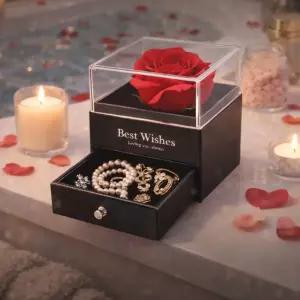 예물반지케이스 서랍형보석함 휴대용 주얼리파우치