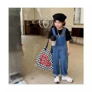 팜므 유아 여아 남아 데일리 데님 멜빵바지설날