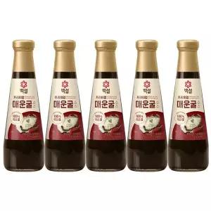 [하프클럽/CJ제일제당]백설 프리미엄 매운굴소스 350g x5개