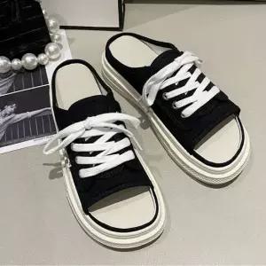 인기상품 여성 뮬 스니커즈 키높이 통굽 슬리퍼형 운동화 신발 [WFJF5II_260320]