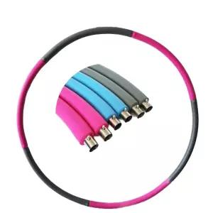 무거운 훌라후프 허리 복부 빼기 지압 실내 스프링 헬스후프 뱃살운동 조립식