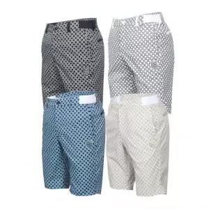 에코골프 그렌에코 ges24802 남성 사각체크 프린트 스판 반바지/가볍고 시원한