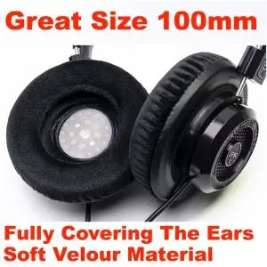 Grado SR60 SR80 SR125 SR225 SR325 SR325 RS1 RS2e GW100 PS1000 GS1000 용 100mm 벨벳 오버 이어 패드 교
