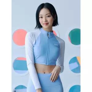 탑텐밸런스 TOPTEN BALANCE 여성 래쉬가드 브라 크롭 집업 MBE2TC2705 377589