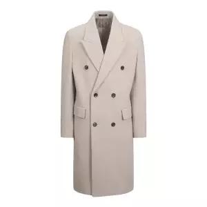 [롯데백화점]Fahrenheit 24FW 파렌하이트 울혼방 피크드 더블 롱코트 (FJLAX7334)