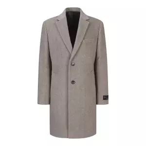 [롯데백화점]Fahrenheit 베이지멜란지 싱글 2버튼 체스터코트 (FJLAX7331)