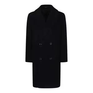 [롯데백화점]Fahrenheit 24FW 파렌하이트 블랙 빅라펠 오버핏 더블 코트 (FJLAX7352)