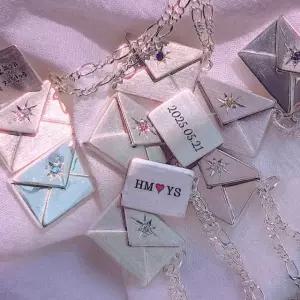 주문제작 순은 각인 실버 탄생석 은 925실버 목걸이