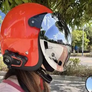 오토바이 헬멧 오픈페이스 소두핏 클래식 헬맷 초경량 커버 바이크