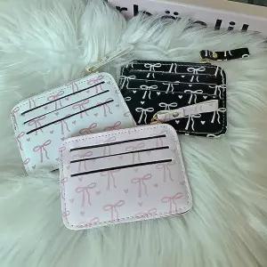 [유유존]리본콕콕카드지갑 동전수납 패턴 수납 지퍼 케이스_P419341607