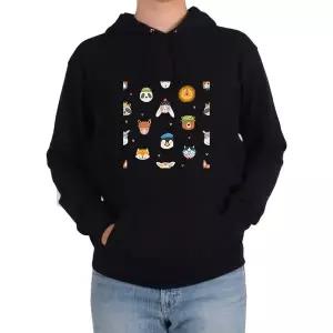 후드티 곰돌이 라이언 사자 펭귄 여우 고양이 너구리그림 다양한