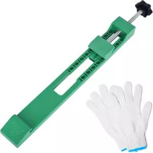 원형 톱 그린이 있는 나무 보드를 자르기에 적합한 휴대용 가이드 레일 크기 12인치