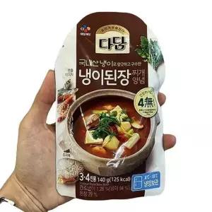 씨제이 다담냉이된장찌개양념 140g x 5개 a27938