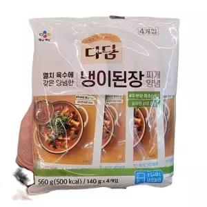 다담 냉이된장 찌개 양념 140g x 4개입 x 1개 a28512